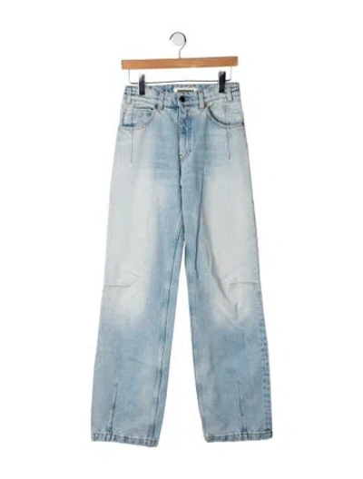 Pre-owned Darkpark High-rise Wide Leg Jeans In Blue