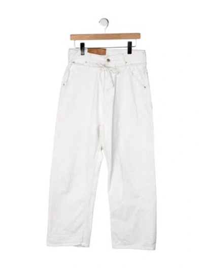 Pre-owned Darkpark High-rise Wide Leg Jeans In Neutral