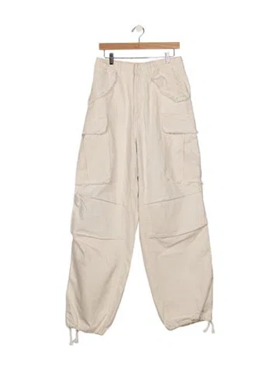 Pre-owned Darkpark High-rise Wide Leg Jeans In Neutrals