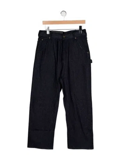 Pre-owned Darkpark High-rise Wide Leg Jeans W/ Tags In Blue