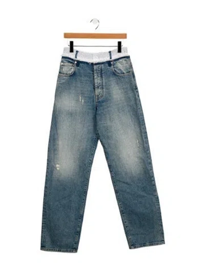 Pre-owned Darkpark High-rise Wide Leg Jeans W/ Tags In Blue