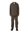 Darkpark Ian Japanese Light Jogger Fit Pants In Brown