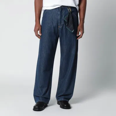 Darkpark Indigo Blue Cotton-blend Jeans