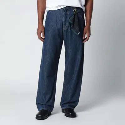 Darkpark Indigo Blue Cottonblend Jeans