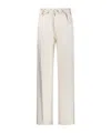 Darkpark Iris Comfort Suit Paper Bag Pant In Neutral