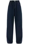 Darkpark Jeans Iris Con Vita A Sacchetto In Blu