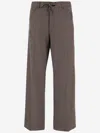 Darkpark Houndstooth-pattern Drawstring-fastening Trousers In Brown