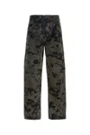 Darkpark John Camouflage-pattern Straight-leg Jeans In Black