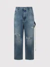 Darkpark Chain Adorned Loose Fit Carpenter Denim Lisa Jeans
