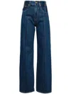 Darkpark High-waisted Straight-leg Jeans With Timeless Appeal In Blue