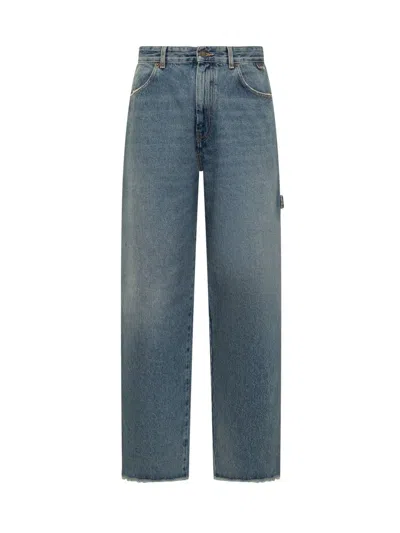Darkpark John Cotton Denim Jeans In Blue