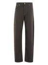Darkpark Straight-leg Brown Jeans With Classic Five-pocket Design In Brown