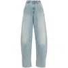 Darkpark Denim Trousers With Belt Loops In Multicolor
