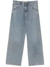 Darkpark Paperbag-waist Jeans In W San Fran Blue
