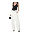 Darkpark Khris White Balloon Jeans In Gray