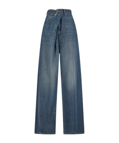 Darkpark Jeans With Belt Loops In Blue