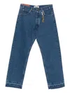 Darkpark Jeans With Chain Embellishment In Blue