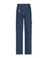 Darkpark Relax Fit Worker Denim Jeans In Blue