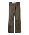 Darkpark Jordan Belted Waist Trousers In Brown