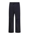 Darkpark Buckle-fastening Straight-leg Trousers In Black
