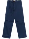 Darkpark Stretch Cotton Pants In Blue