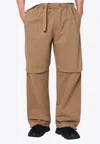 Darkpark Tobacco-coloured Jordan Wide Leg Trousers In Brown