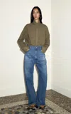 Darkpark Jules Wide Leg Jeans In Blue