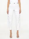 Darkpark Julia Cargo Pants In White