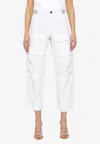 Darkpark Julia Ripstop Cargo Pants In White
