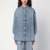 Darkpark Loose-fitting Keanu Denim Shirt In Blue