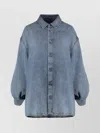 Darkpark Loose-fitting Keanu Denim Shirt In Blue