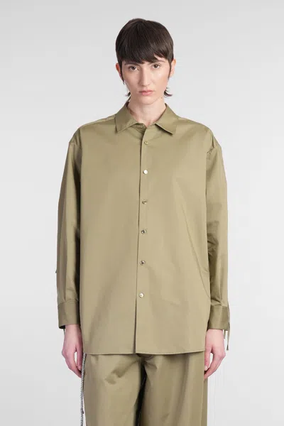 Darkpark Keanu Shirt In Green Cotton