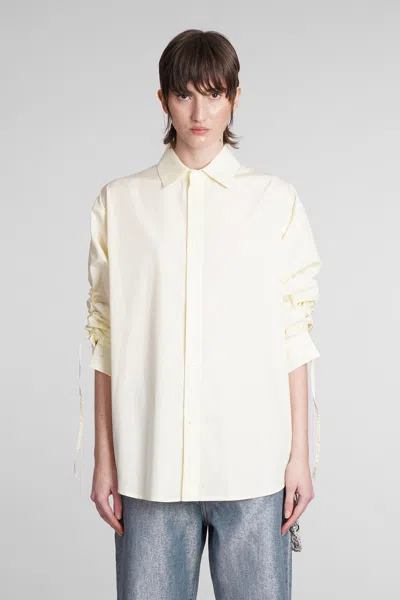 Darkpark Keanu Poplin Shirt In 黄色