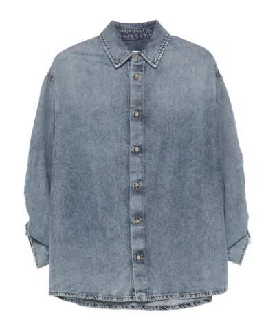 DARKPARK DARKPARK KEANU BUTTON-UP DENIM SHIRT