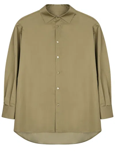 Darkpark Khaki Relaxed Solid Shirt In Blue