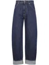 Darkpark Khris Balloon Jeans Blue With Cuff In Blue