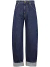 Darkpark Khris Barrel Leg Denim In Blue