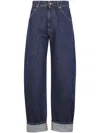 Darkpark Khris Balloon Jeans Blue With Cuff In Blue
