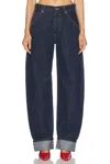 Darkpark Khris Balloon Jeans Blue With Cuff In Tokyo Midnight