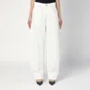 Darkpark Khris White Balloon Jeans In Multi