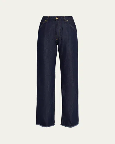 Darkpark Lara Relaxed-fit Carpenter Jeans In Blue