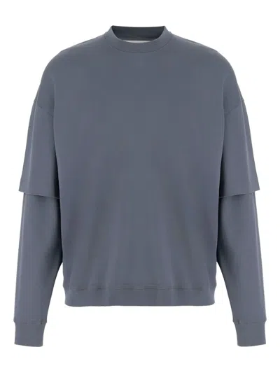 Darkpark Troy Double-sleeved T-shirt In Gray