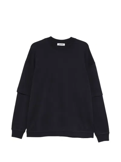 Darkpark Layered Long-sleeve T-shirt In Blue