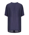 Darkpark Linda Back Snapped Jersey T-shirt In Blue