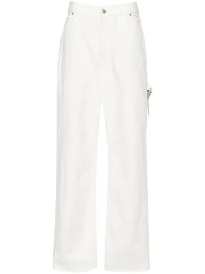 Darkpark Lisa Chain Loose Fit Carpenter Denim In White