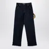 Darkpark Basic Wide-leg Jeans In Blue