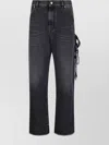 Darkpark Black Lisa Loose Fit Carpenter Jeans In Black