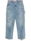 Darkpark 'lisa' Loose Fit Carpenter Jeans In 蓝色