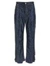 Darkpark Sequin-embellished Jeans In Blue