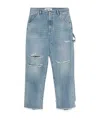 Darkpark 'lisa' Loose Fit Carpenter Jeans In Blue